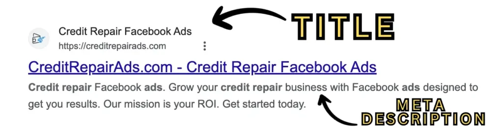 credit repair marketing seo